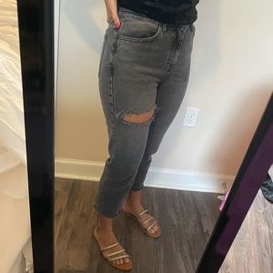 Topshop Straight Leg Jeans